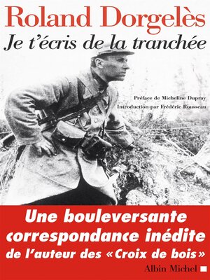 cover image of Je t'écris de la tranchée